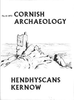 Cover of Cornish Archaeology Volume 11 (1972)