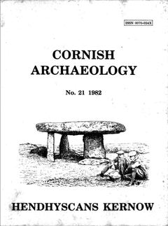 Cover of Cornish Archaeology Volume 21 (1982)