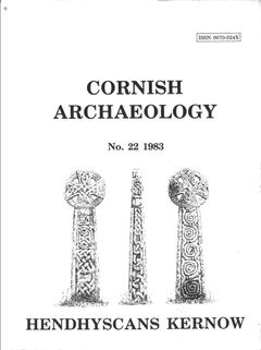 Cover of Cornish Archaeology Volume 22 (1983)