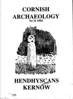 Cover of Cornish Archaeology Volume 31 (1992)
