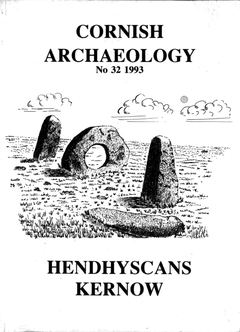 Cover of Cornish Archaeology Volume 32 (1993)