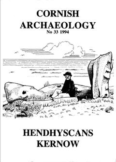 Cover of Cornish Archaeology Volume 33 (1994)