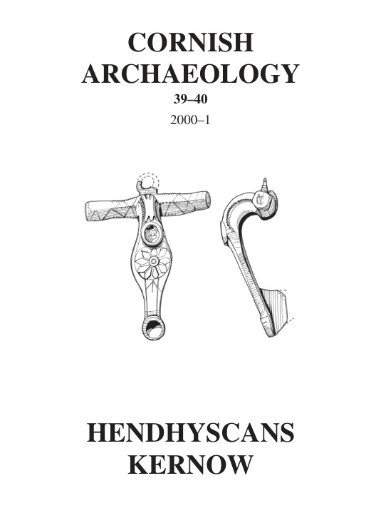 Cover of Cornish Archaeology Volumes 39–40 (2000–2001)